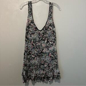 Warehouse Lace Trim Tank Dress | Women’s Size 8